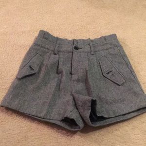 High waisted dress-up shorts